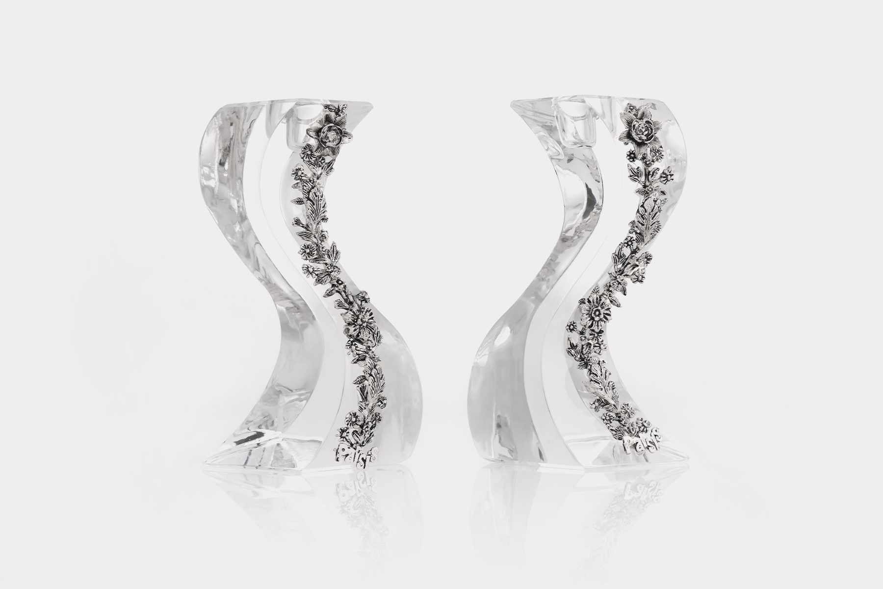 silver candlestick foliage